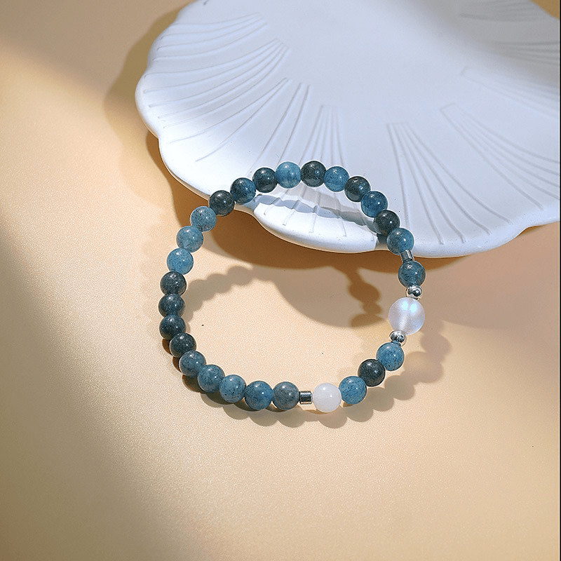 Blue Phosphorite Moonlight Bracelet - Buddha Nature