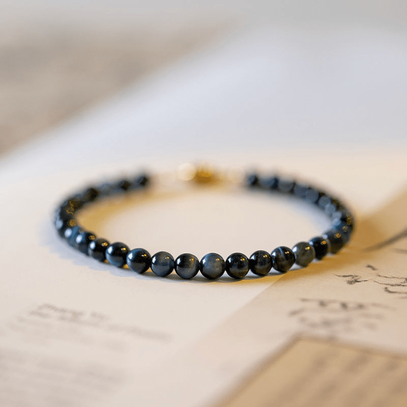 Blue Tiger's Eye Bracelet - Buddha Nature