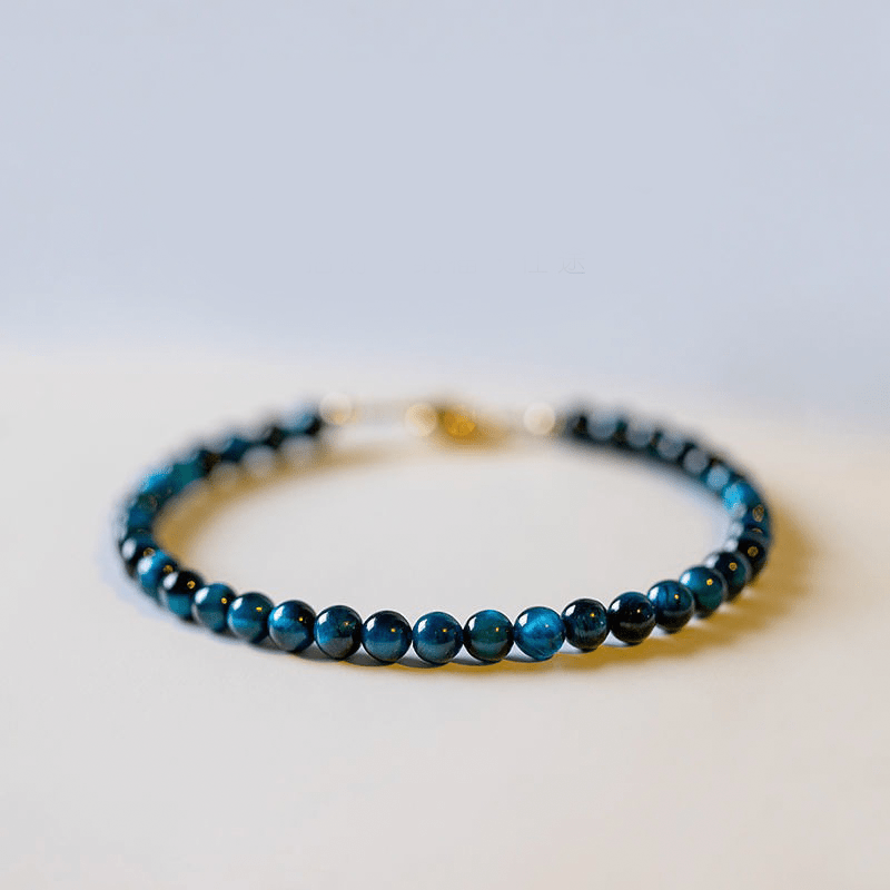 Blue Tiger's Eye Bracelet - Buddha Nature