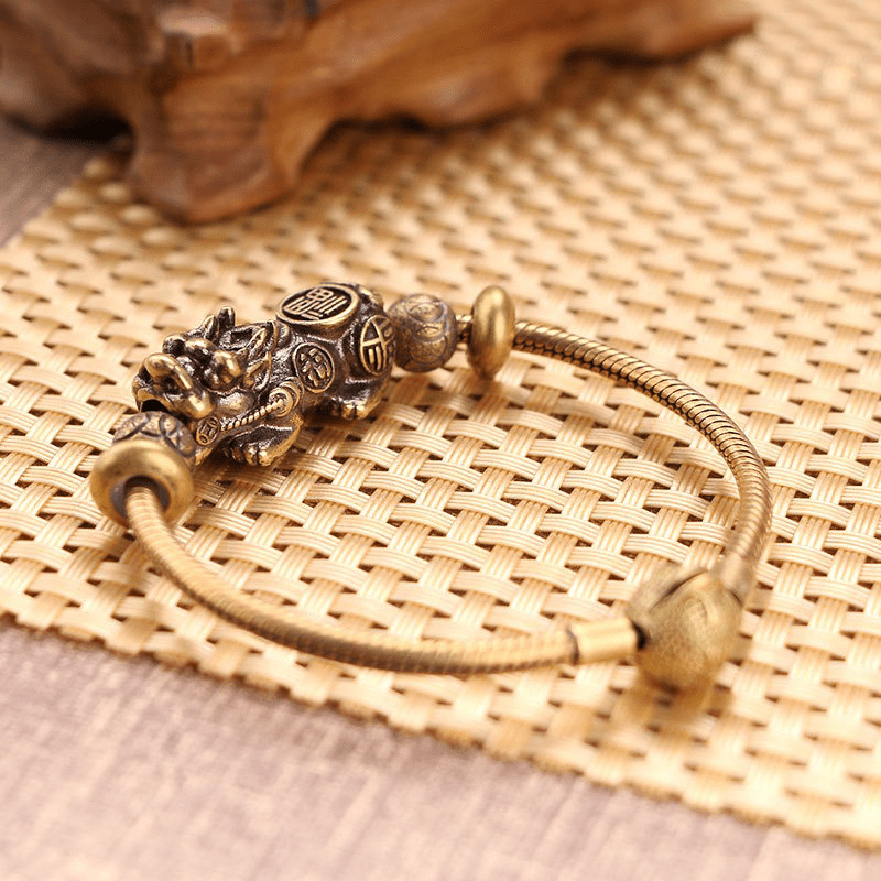 Brass Pi Xiu Bracelet For Wealth - Buddha Nature