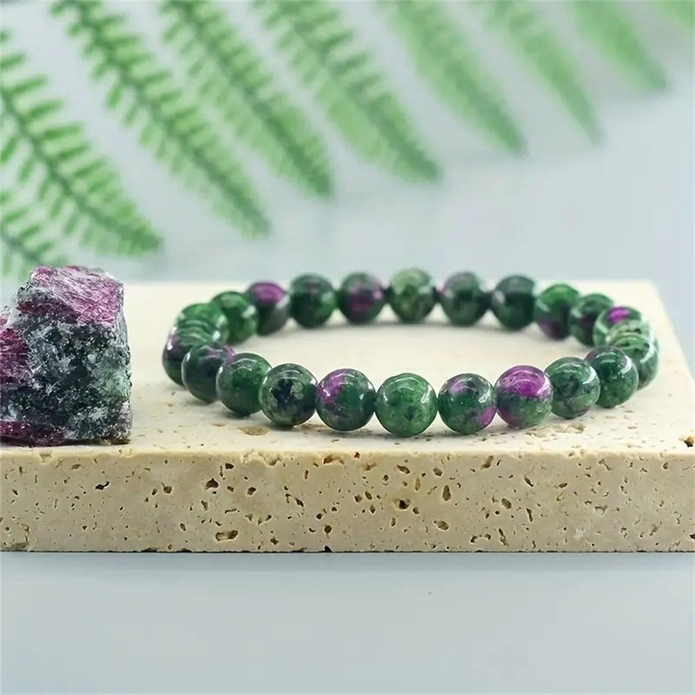 Green Natural Stone Bracelet - Buddha Nature