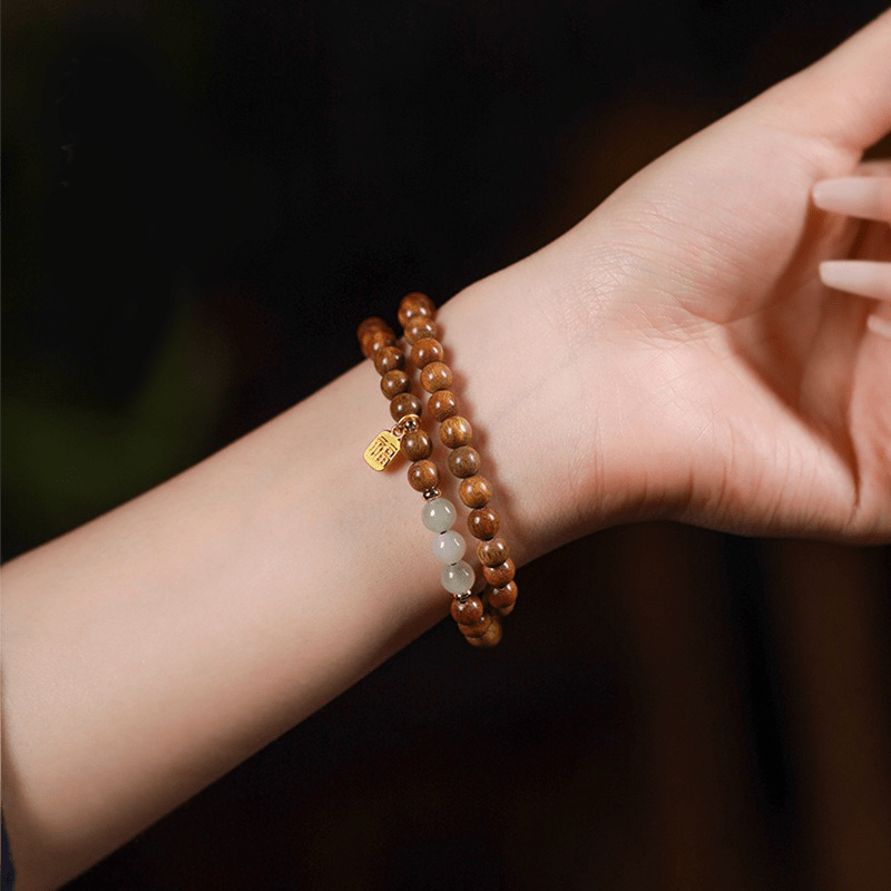 Green Sandalwood Bracelet - Buddha Nature