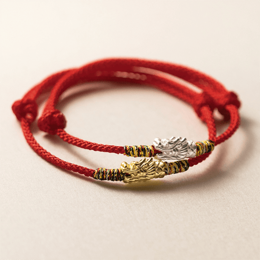 Loong Lucky Red String Bracelet - Buddha Nature