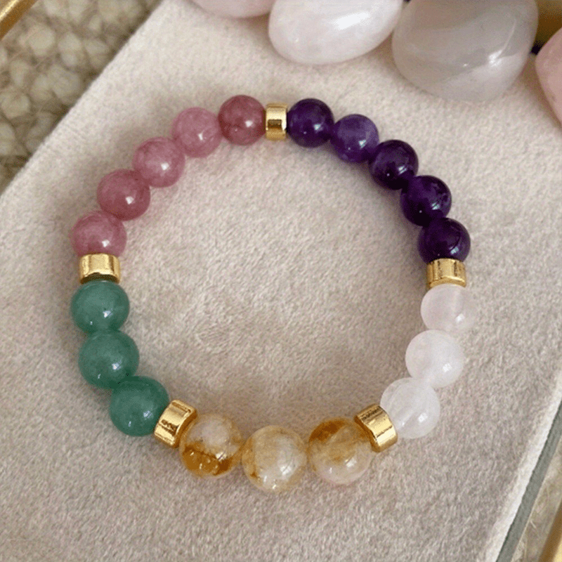 Multicolor Crystal Bracelet - Buddha Nature