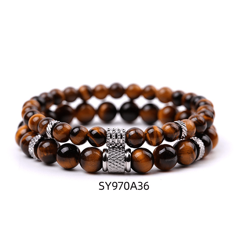 Natural Tiger Eye Stone Bracelet - Buddha Nature