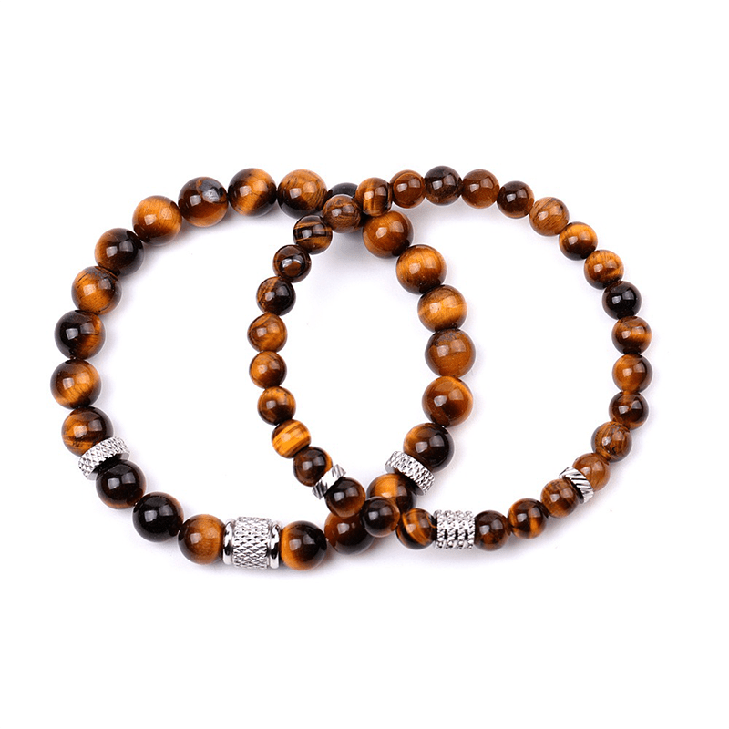 Natural Tiger Eye Stone Bracelet - Buddha Nature