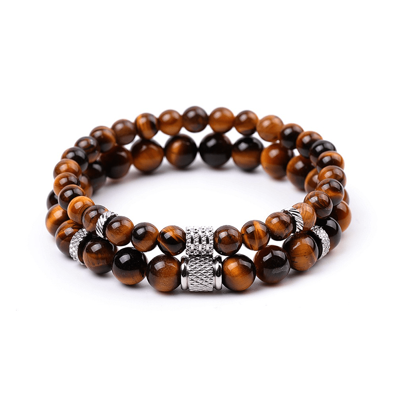 Natural Tiger Eye Stone Bracelet - Buddha Nature