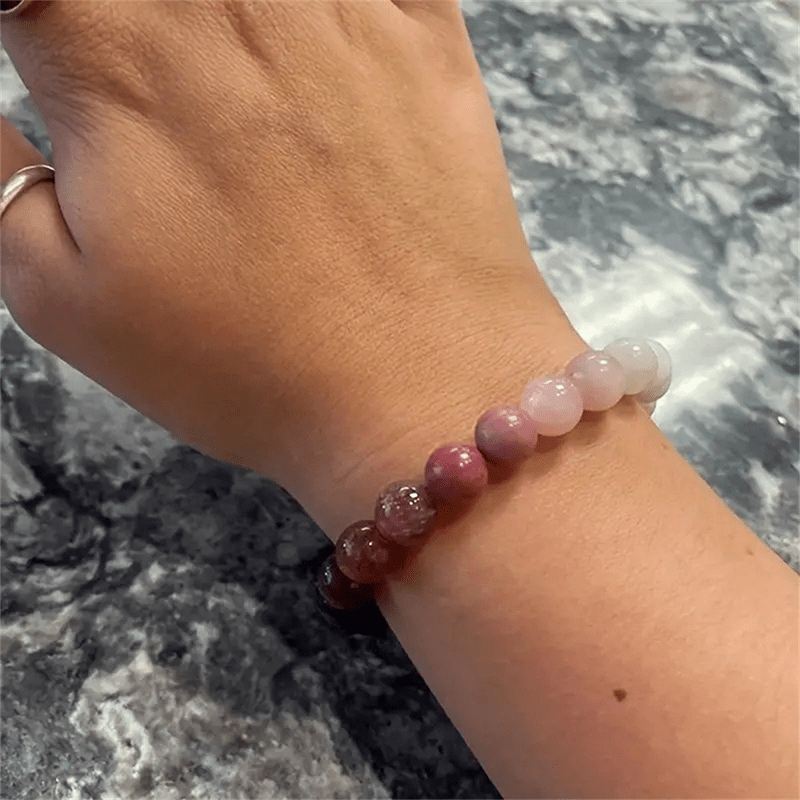 Pink Natural Stone Bracelet - Buddha Nature