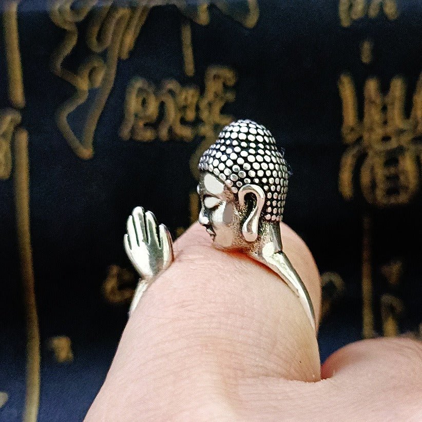 Sakyamuni Buddha Head Ring - Wisdom & Compassion - Buddha Nature