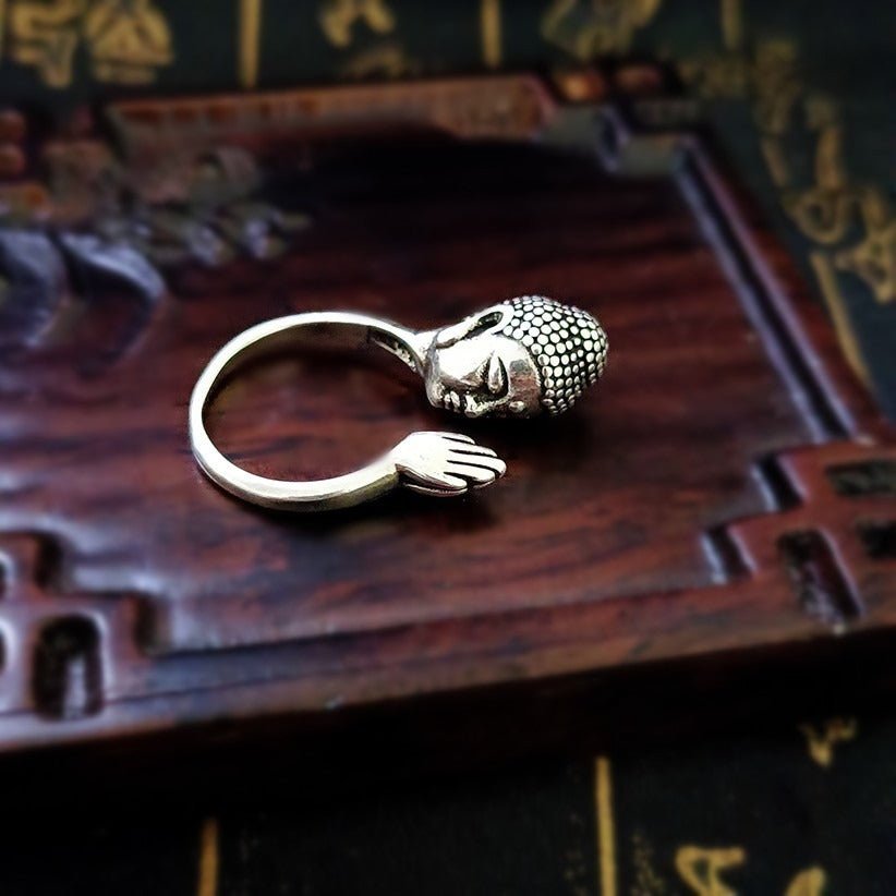 Sakyamuni Buddha Head Ring - Wisdom & Compassion - Buddha Nature